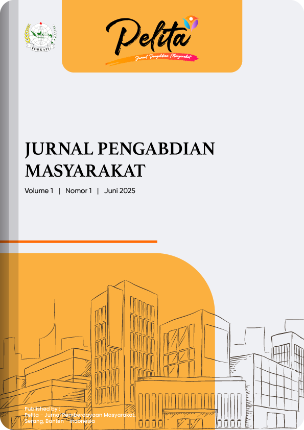 					View Vol. 1 No. 1 (2025): PELITA - Jurnal Pengabdian Masyarakat
				
